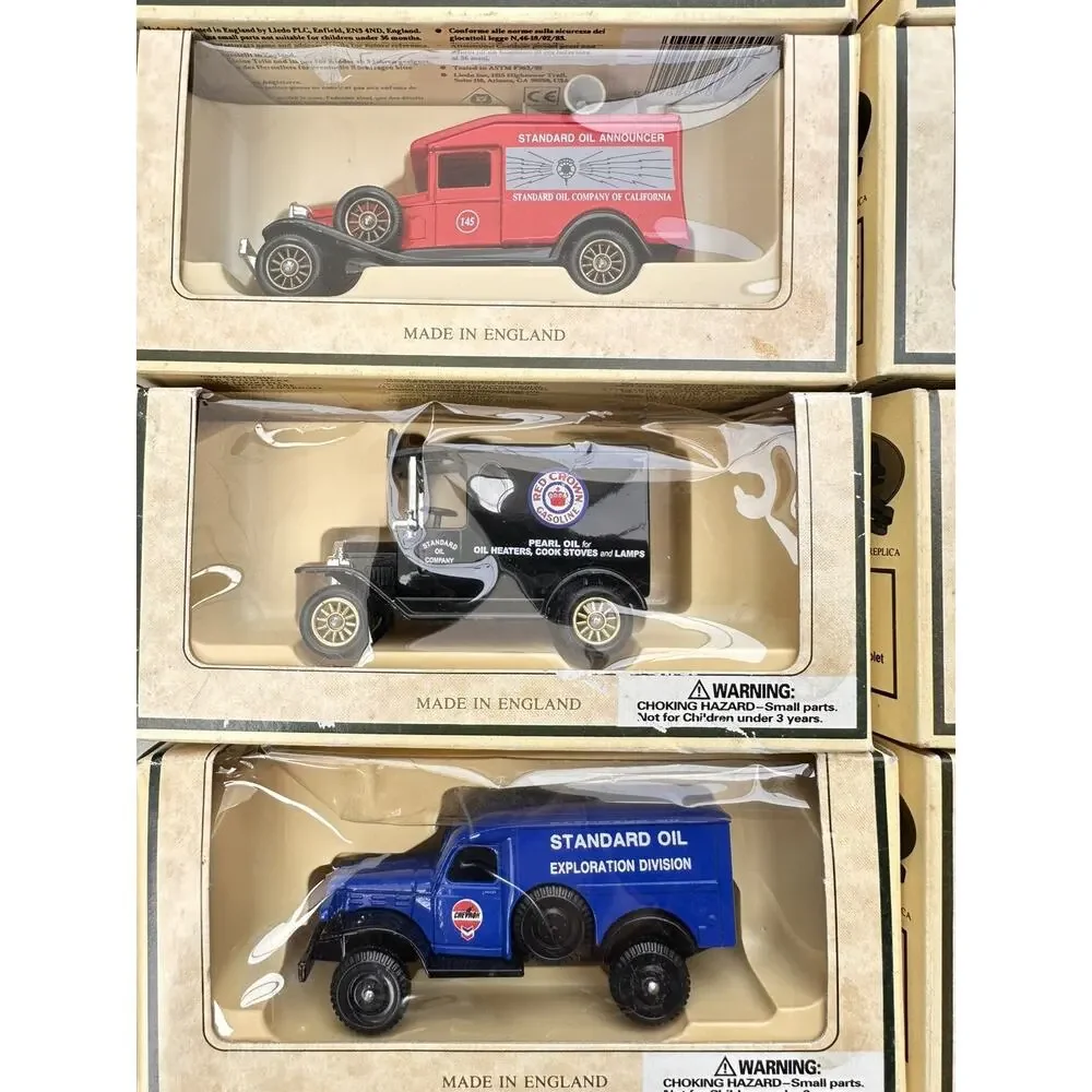 A63 Vintage Commemorative Model Chevron Diecast Truck Lot of 9 England New